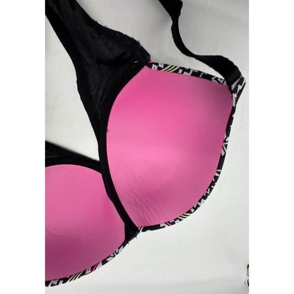 Victoria's Secret Womens Fair Isle Everyday Push-Up Bra Sz 36D Multicolor Casual - Picture 7 of 11